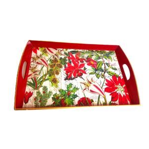Vintage Michel Design Works Decorative Christmas Holiday Tray